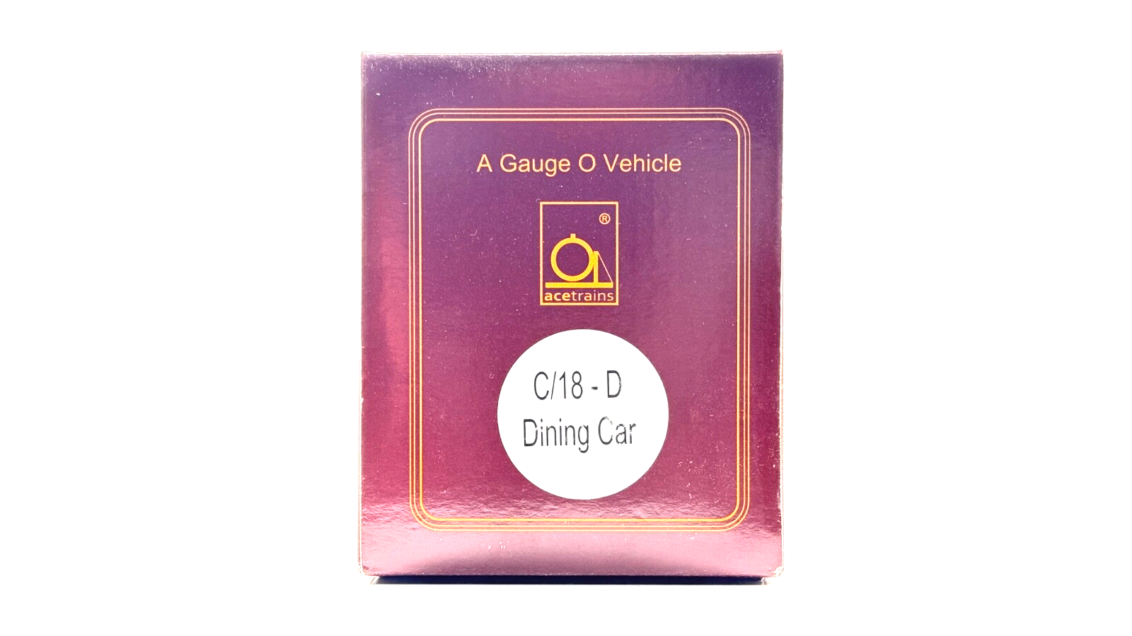 ACE TRAINS O GAUGE - C18-D - LMS MAROON DINING CAR COACH 125 - BOXED