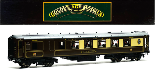 GOLDEN AGE MODELS 00 GAUGE - 1-E GREY ROOF 'CAR 78' WHEEL BRASS PULLMAN COACH