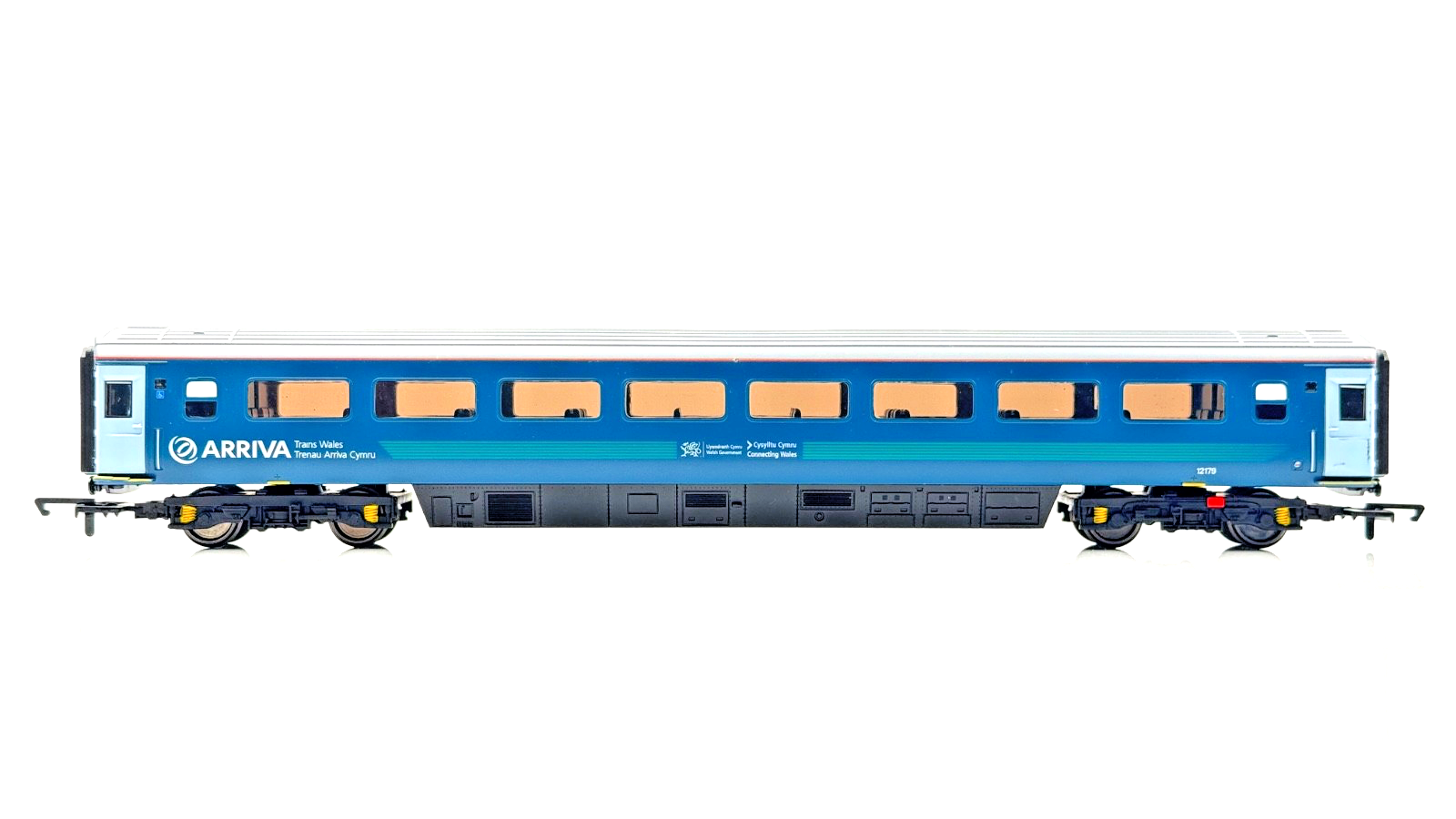 HORNBY 00 GAUGE - R4635A - ARRIVA TRAINS WALES ATW MK3 STANDARD OPEN COACH 12179
