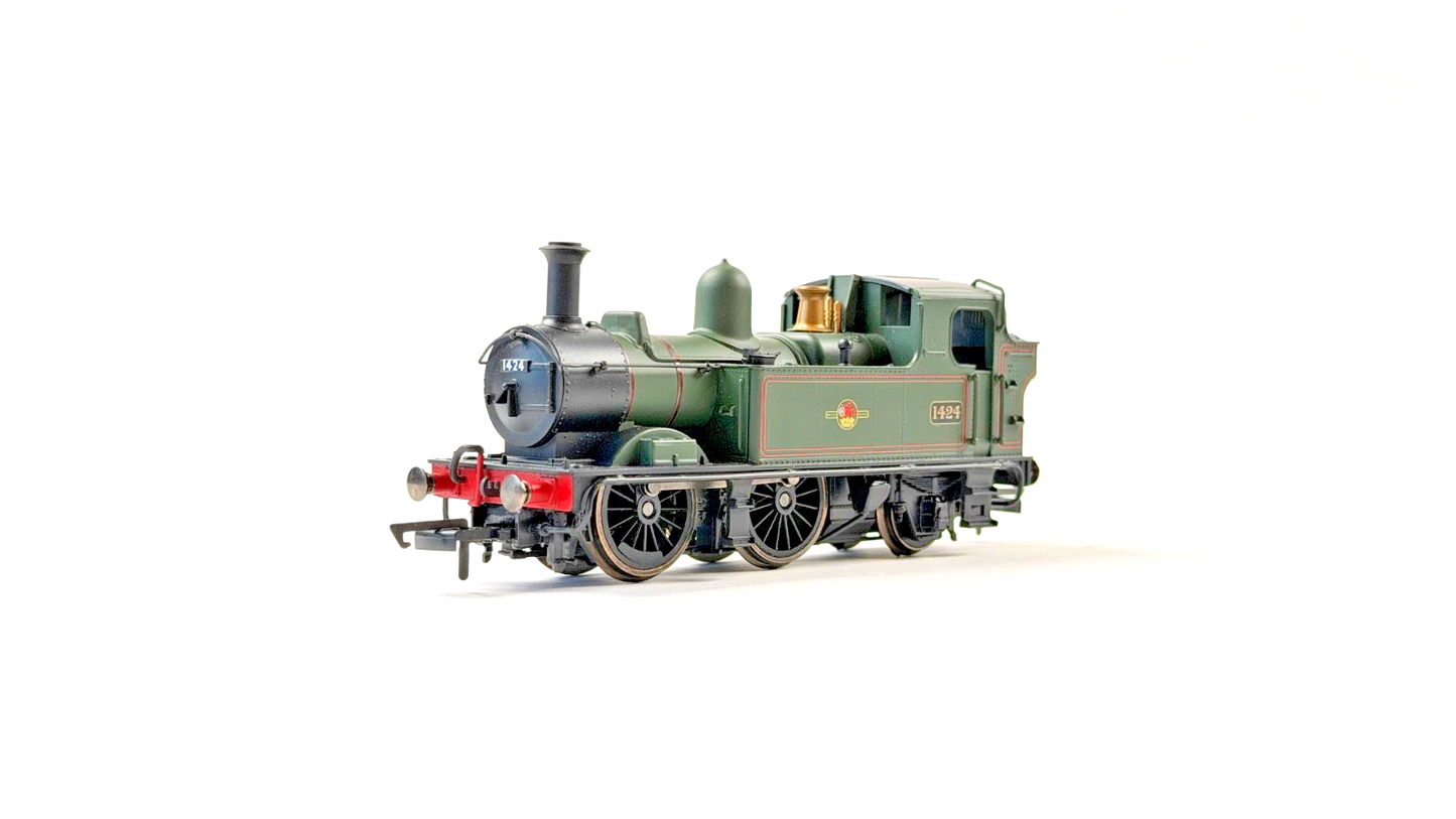 HORNBY 00 GAUGE - R3692 - BR GREEN 0-4-2T CLASS 14XX TANK LOCOMOTIVE 1424 BOXED