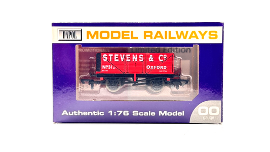 DAPOL 00 GAUGE - STEVENS & CO OF OXFORD PLANK WAGON NO.31 (LIMITED EDITION)