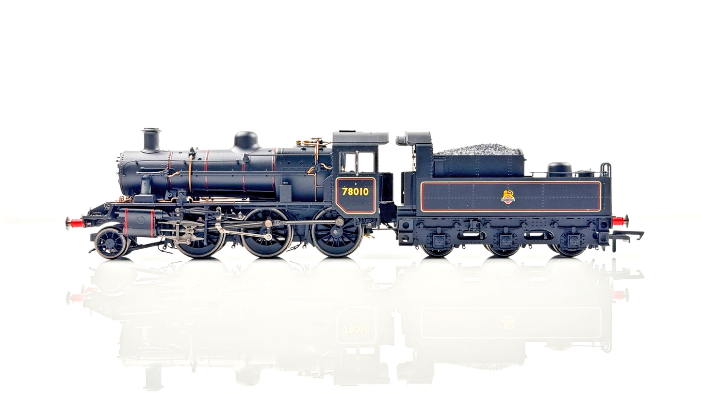 HORNBY 00 GAUGE - R3838 - EARLY BR BLACK STANDARD 2MT 2-6-0 NO.78010 BOXED