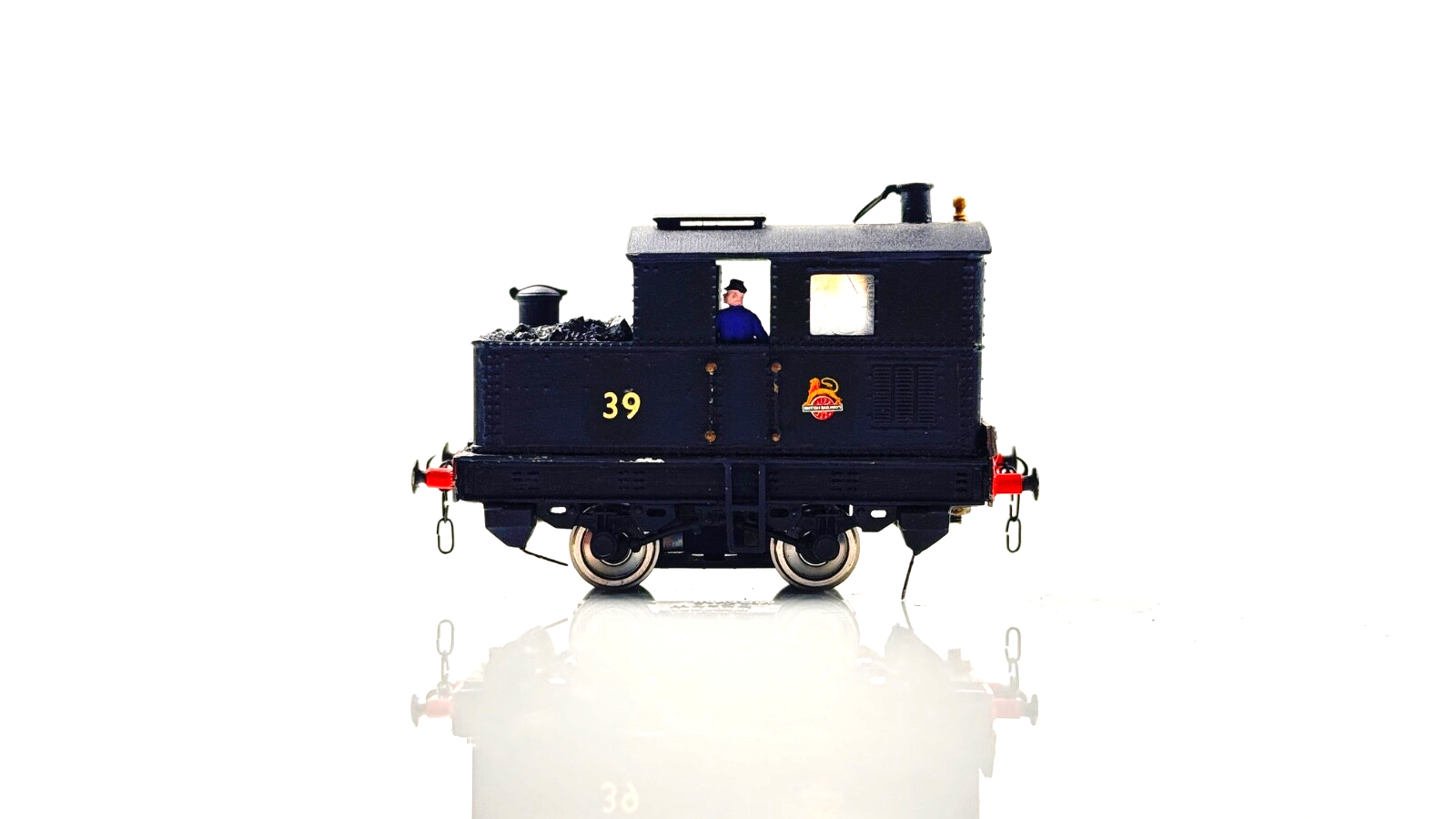 KIT BUILT 00 GAUGE - BR BLACK SENTINEL 0-4-0 NO.39 - UNBOXED TENSHODO