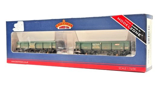BACHMANN 00 GAUGE - 37-095Z - SET OF PNA WAGONS RAILTRACK (WEATHERED) MODELZONE