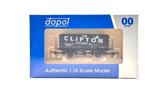 DAPOL 00 GAUGE - CLIFTON COLLIERY COMPANY KERSLEY WAGON NO.48 (LIMITED EDITION)
