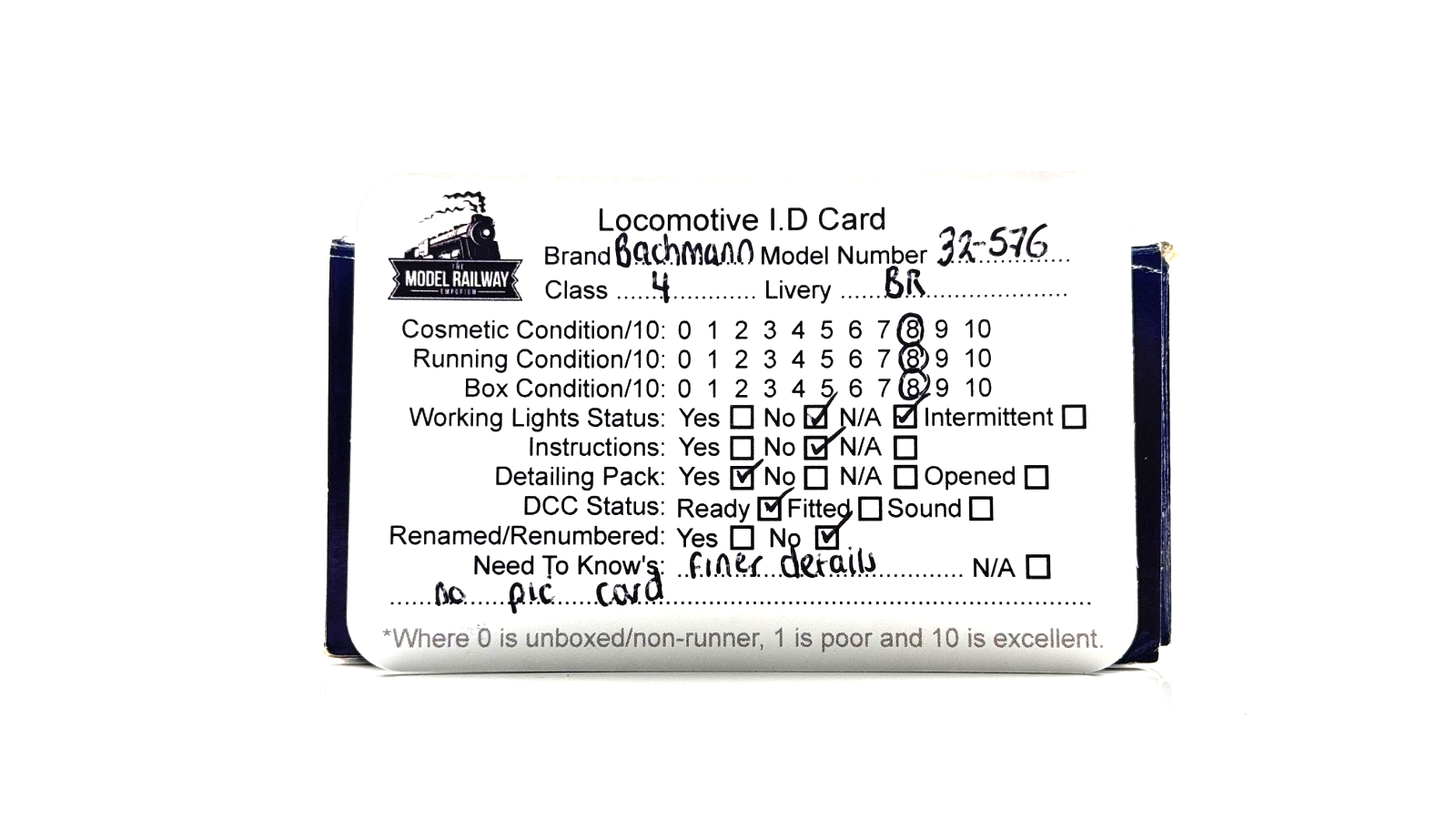 BACHMANN 00 GAUGE - 32-576 - IVATT CLASS 4 43047 BR LINED BLACK LATE CREST BOXED