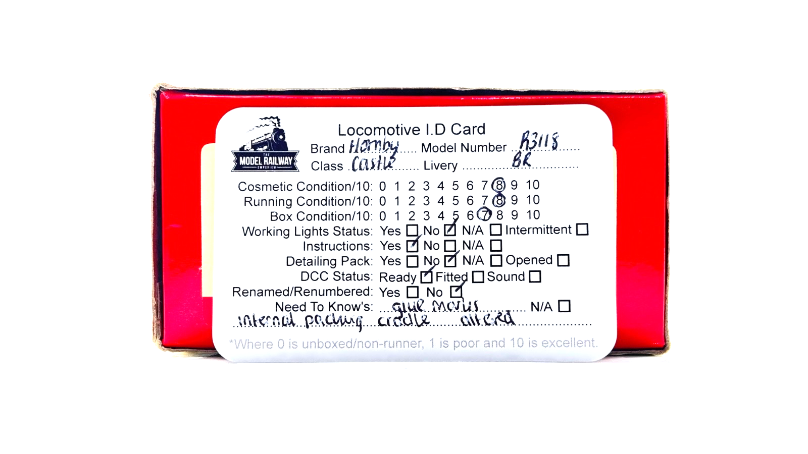 HORNBY 00 GAUGE - R3118 - BR 4-6-0 CASTLE CLASS 7023 PENRICE CASTLE - BOXED