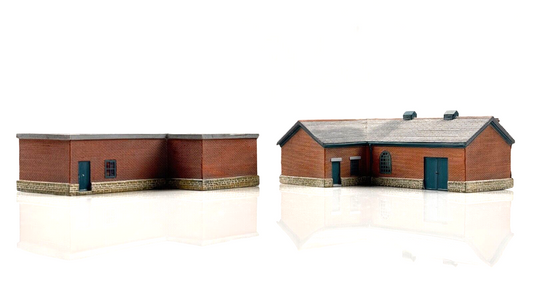 GRAHAM FARISH N GAUGE SCENECRAFT - HAMPTON HEATH COLLIERY BUILDINGS X 2 UNBOXED
