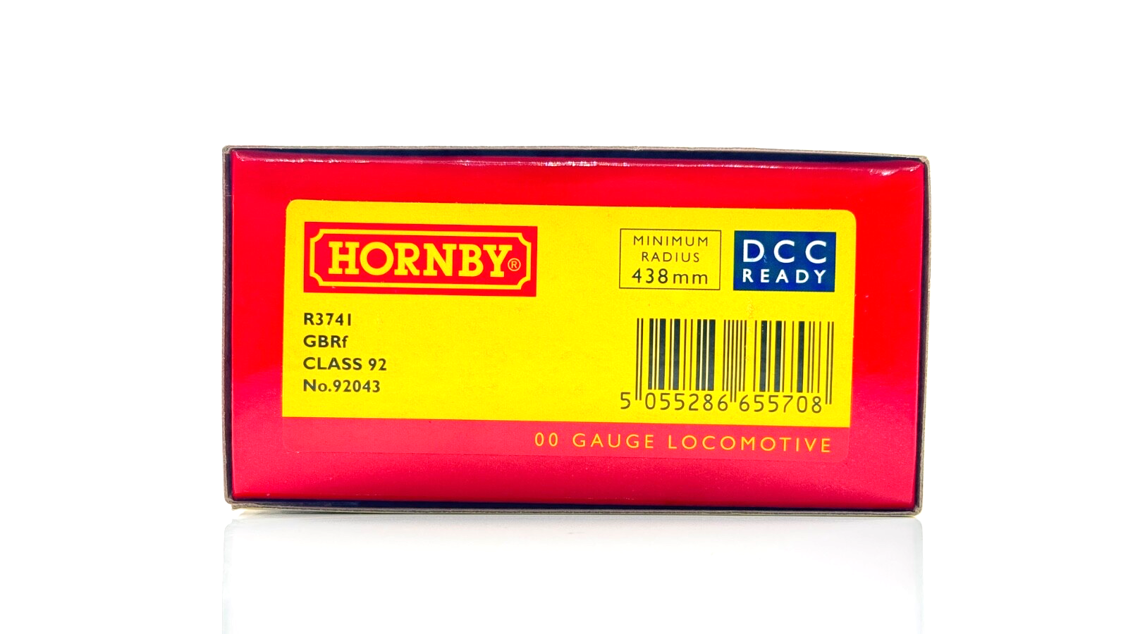 HORNBY 00 GAUGE - R3741 - CLASS 92 ELECTRIC 92043 GBRF LOCOMOTIVE - BOXED