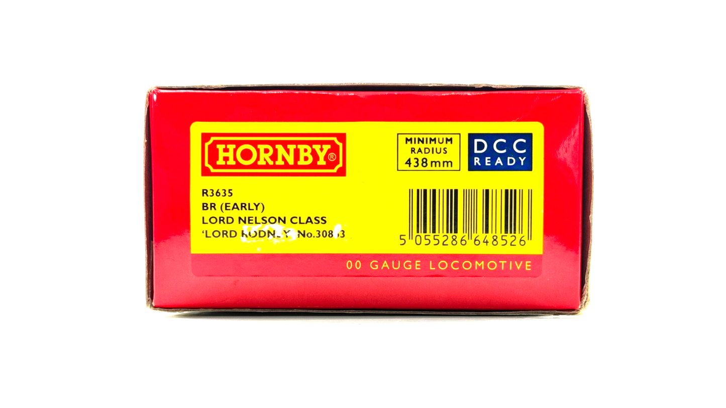 HORNBY 00 GAUGE - R3635 - BR EARLY LORD NELSON CLASS 30850 RENAMED RENUMBERED