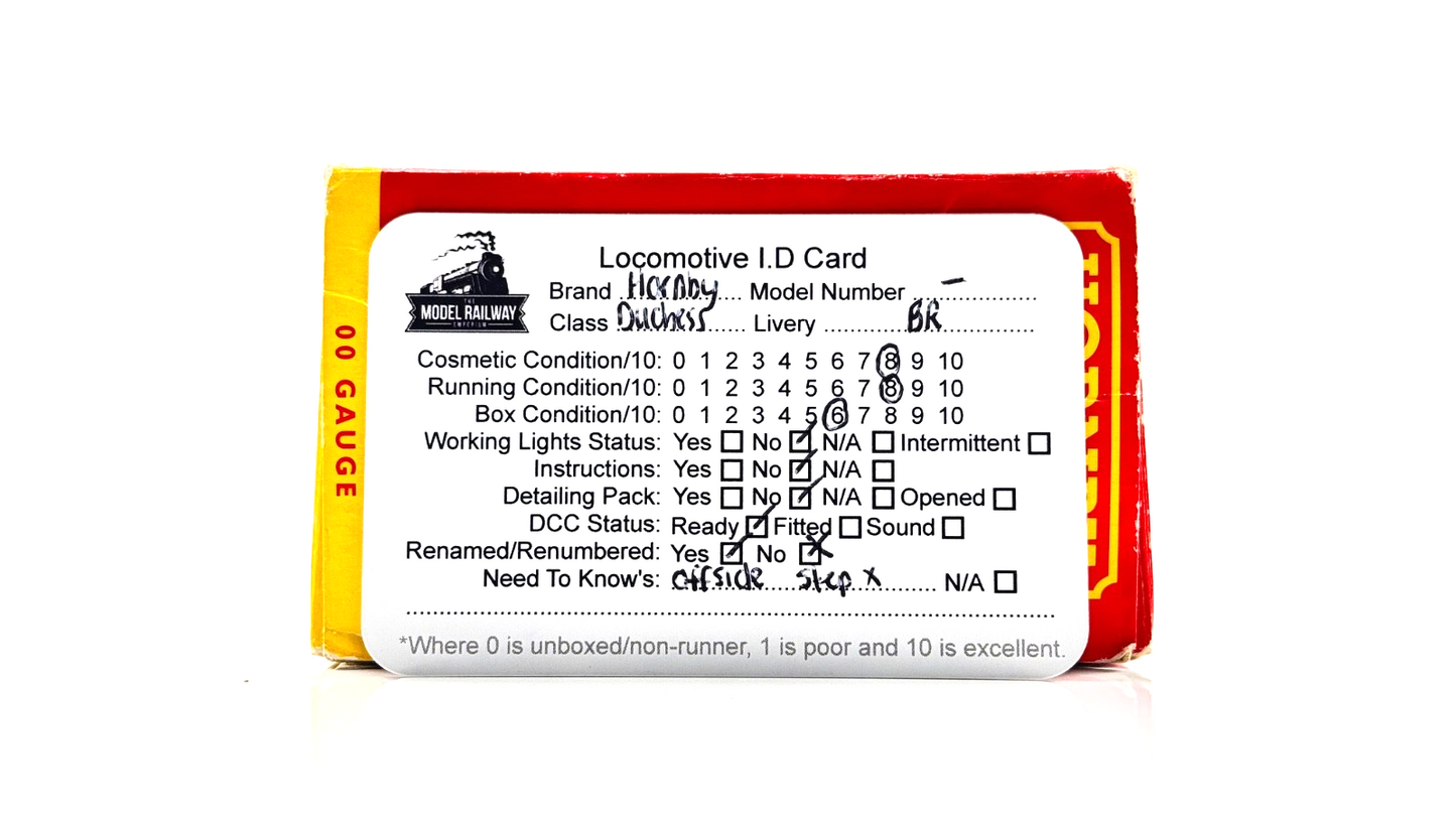 HORNBY 00 GAUGE - BR GREEN 4-6-2 DUCHESS CITY OF BIRMINGHAM 46235 - RENUMBERED