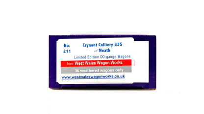 DAPOL 00 GAUGE - CRYNANT COLLIERY COMPANY NEATH WAGON NO.335 (LIMITED EDITION)