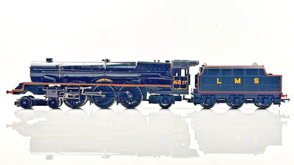 HORNBY 00 GAUGE - LMS BLACK 4-6-2 PRINCESS 'QUEEN MAUD' 6211 - UNBOXED REPAINTED