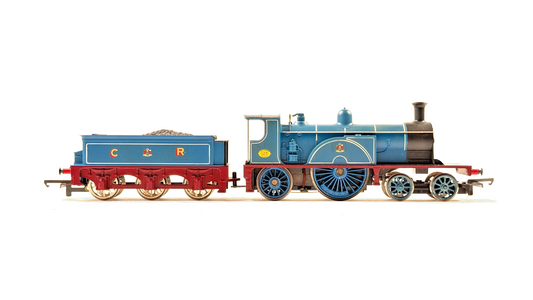 TRIANG RAILWAYS 00 GAUGE - CALEDONIAN RAILWAY 4-4-0 LOCOMOTIVE & TENDER UNBOXED
