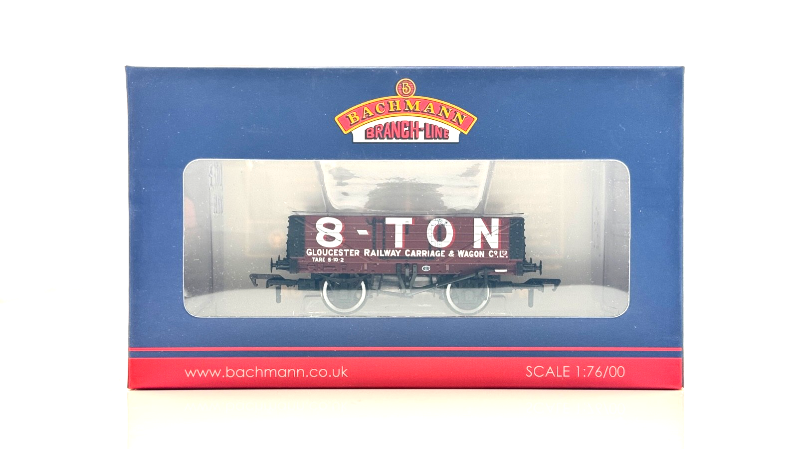BACHMANN 00 GAUGE - 37-2019K - 5 PLANK WAGON 8 TON GLOUCESTER RAILWAY CLUB WAGON
