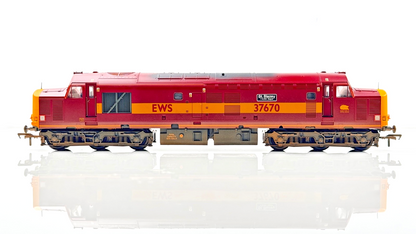 BACHMANN 00 GAUGE - 32-381Z - CLASS 37 DIESEL 37670 EWS ST BLAZEY T&RS - BOXED