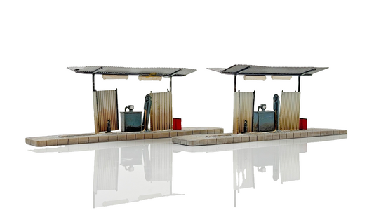 BACHMANN SCENECRAFT 00 GAUGE - 44-040 - DIESEL FUELLING POINT X 2 - UNBOXED