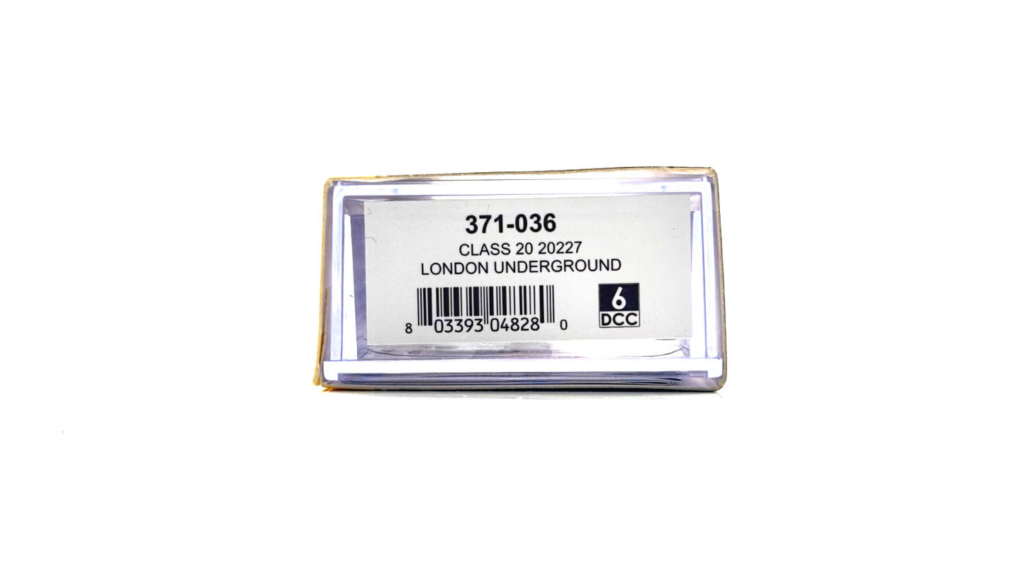 GRAHAM FARISH N GAUGE - 371-036 - CLASS 20 20227 LONDON UNDERGROUND TUBE - BOXED