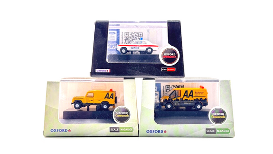 OXFORD DIECAST 1/148 SCALE - NCOR3004 NDEF009 NFT016 - CORTINA POLICE AA TRANSIT