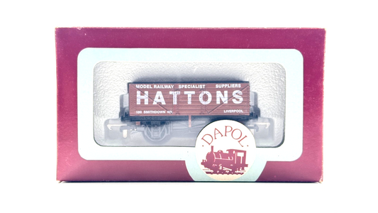 DAPOL 00 GAUGE - HATTONS MODEL RAILWAYS LIVERPOOL PLANK WAGON (LIMITED EDITION)