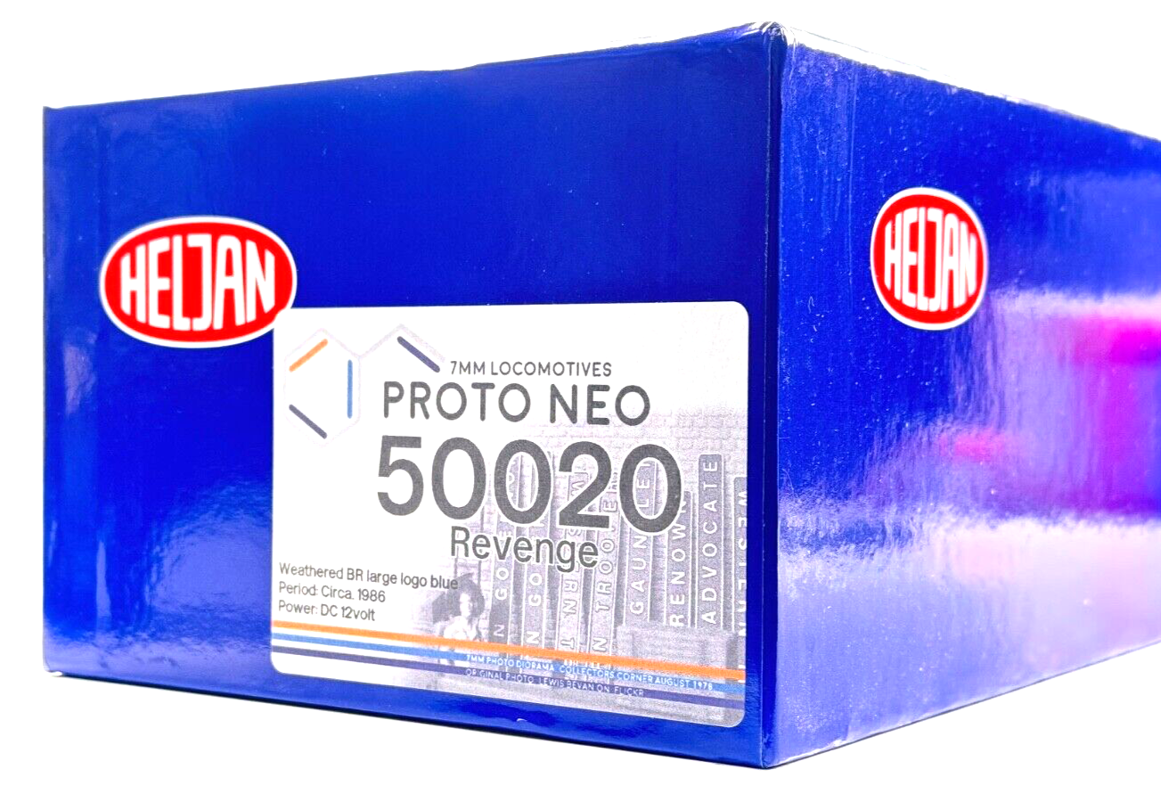 HELJAN O GAUGE - CLASS 50 DIESEL 50020 BR LARGE LOGO REVENGE (PROTO NEO)