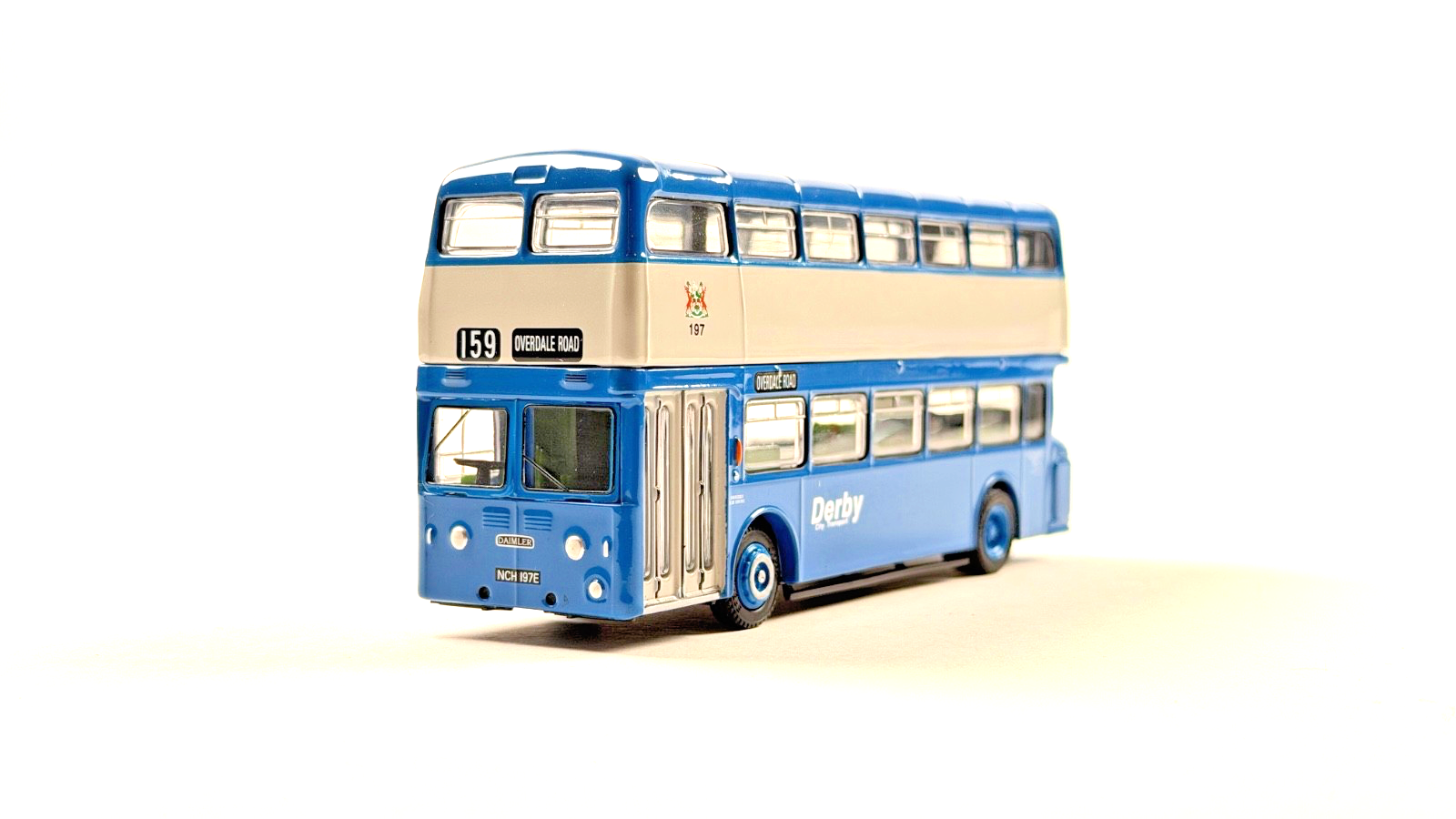 EFE 1/76 SCALE - 18011 - DAIMLER MCW FLEETLINE DERBY CITY TRANSPORT BUS - BOXED