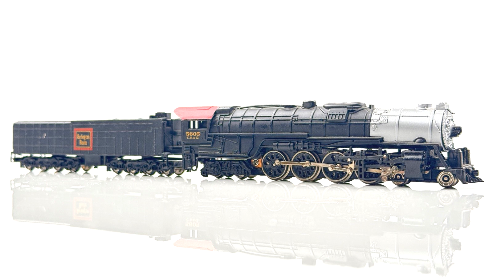 BACHMANN N GAUGE - 58066 - BURLINGTON NORTHERN 4-8-4 52' TENDER LOCOMOTIVE BOXED