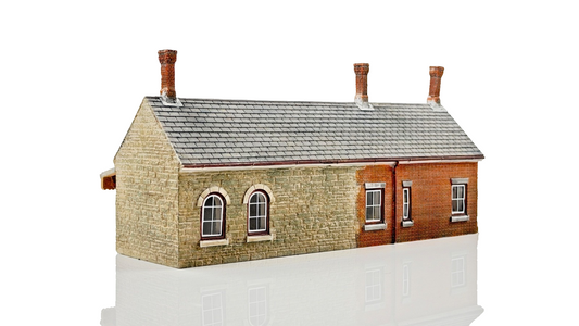 BACHMANN SCENECRAFT 00 GAUGE - 44-144 - HIGHLEY STATION BOOKING OFFICE - UNBOXED
