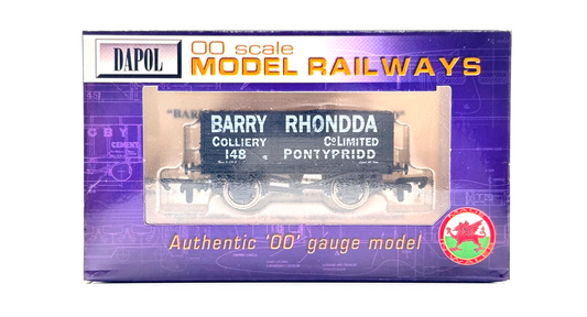 DAPOL 00 GAUGE - BARRY RHONDDA COLLIERY PONTYPRIDD WAGON 148 (LIMITED EDITION)