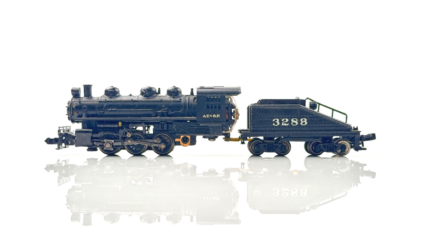 BACHMANN N GAUGE - 50552 - USRA 0-6-0 SWITCHER & TENDER SANTA FE - BOXED
