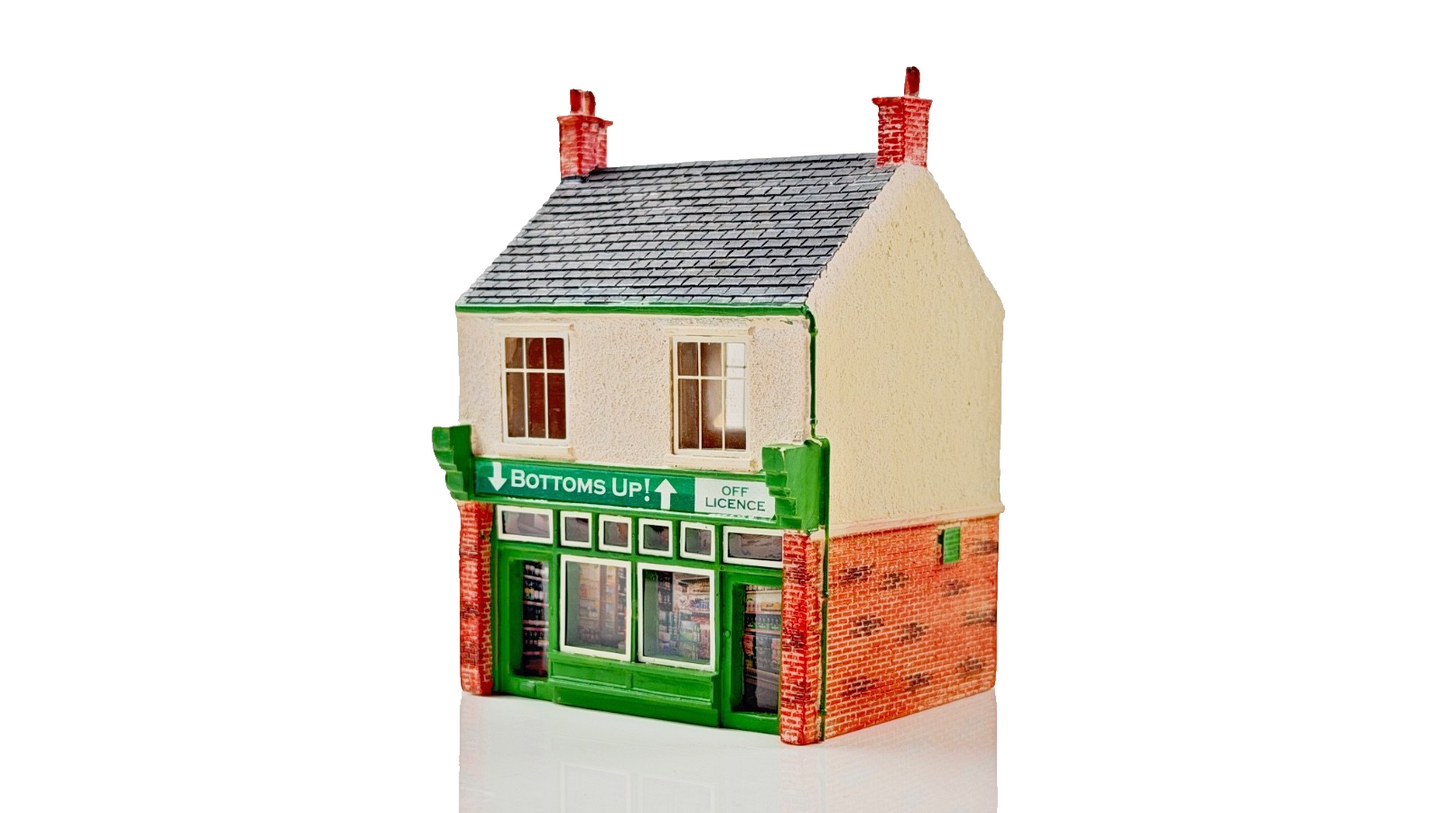 HORNBY SKALEDALE 00 GAUGE - R9844 - BOTTOMS UP OFF LICENCE SHOP - UNBOXED