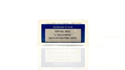 BACHMANN N GAUGE - 50552 - USRA 0-6-0 SWITCHER & TENDER SANTA FE - BOXED