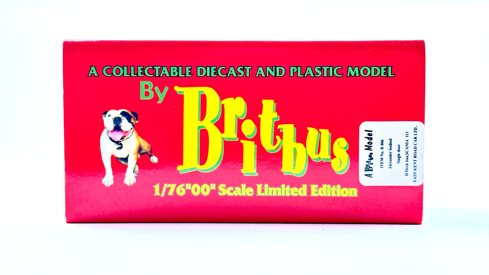 BRITBUS R806 - 1/76 SCALE - ALEXANDER BODIED SCANIA 113 EAST KENT ROAD CAR LTD