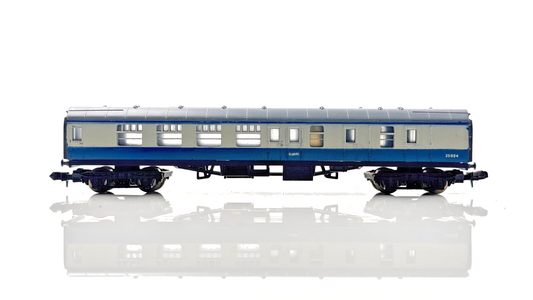 LIMA N GAUGE - BR BLUE GREY MK1 BRAKE 2ND CLASS COACH 35024 - UNBOXED