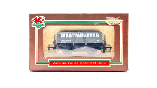 DAPOL 00 GAUGE - WESTMINSTER BRYMBO COAL PLANK WAGON NO.74 (LIMITED EDITION)