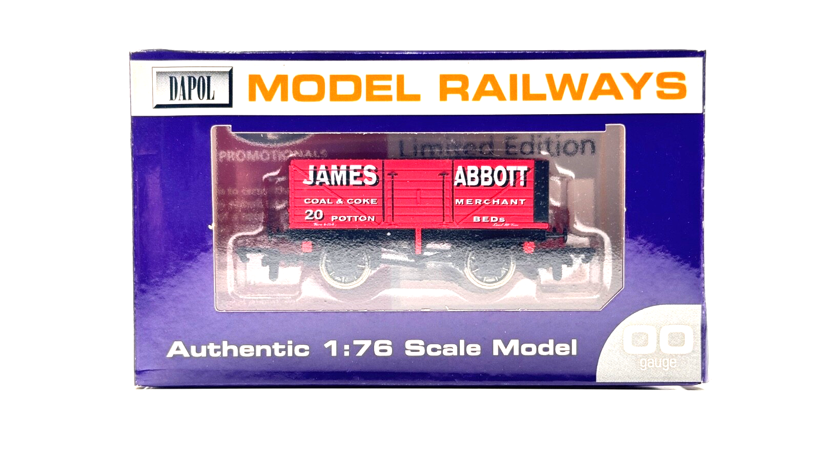 DAPOL 00 GAUGE - JAMES ABBOTT COAL COKE MERCHANT POTTON BEDS (LIMITED EDITION)