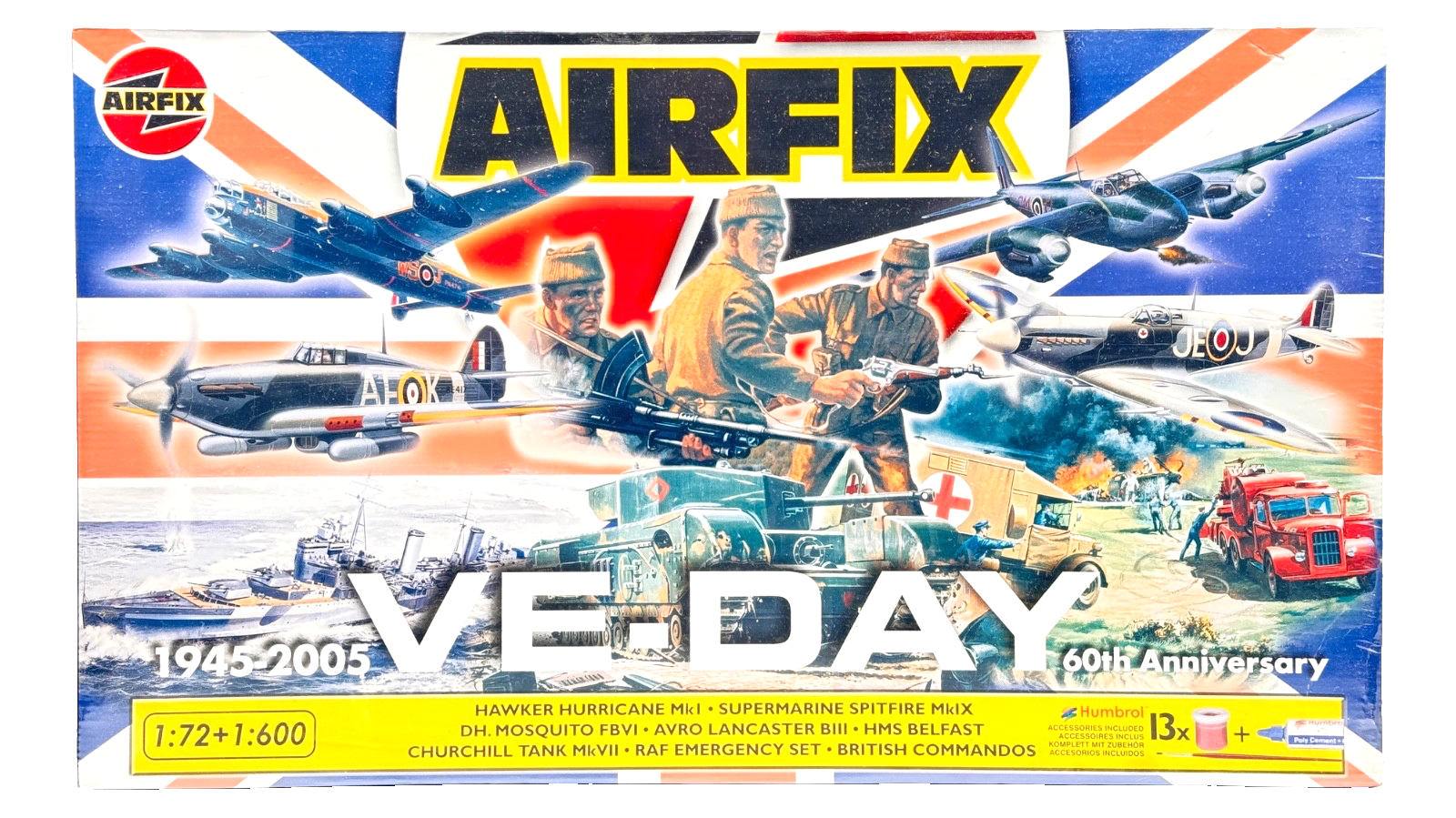 AIRFIX 10301 - 1/72 SCALE VE-DAY 1945-2005 60TH ANNIVERSARY MODEL KIT OLD STOCK