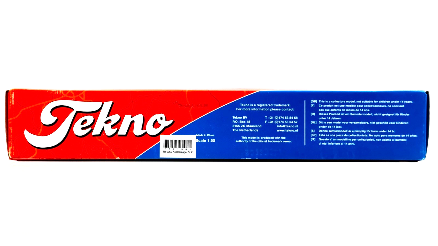 TEKNO 1/50 SCALE - 62198 - REEFER TRAILER THERMOKING SLX PLAIN WHITE BOXED