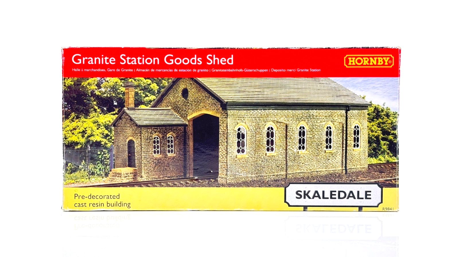 HORNBY 00 GAUGE SKALEDALE - R9840 - GRANITE STATION DOUBLE ENGINE SHED - BOXED