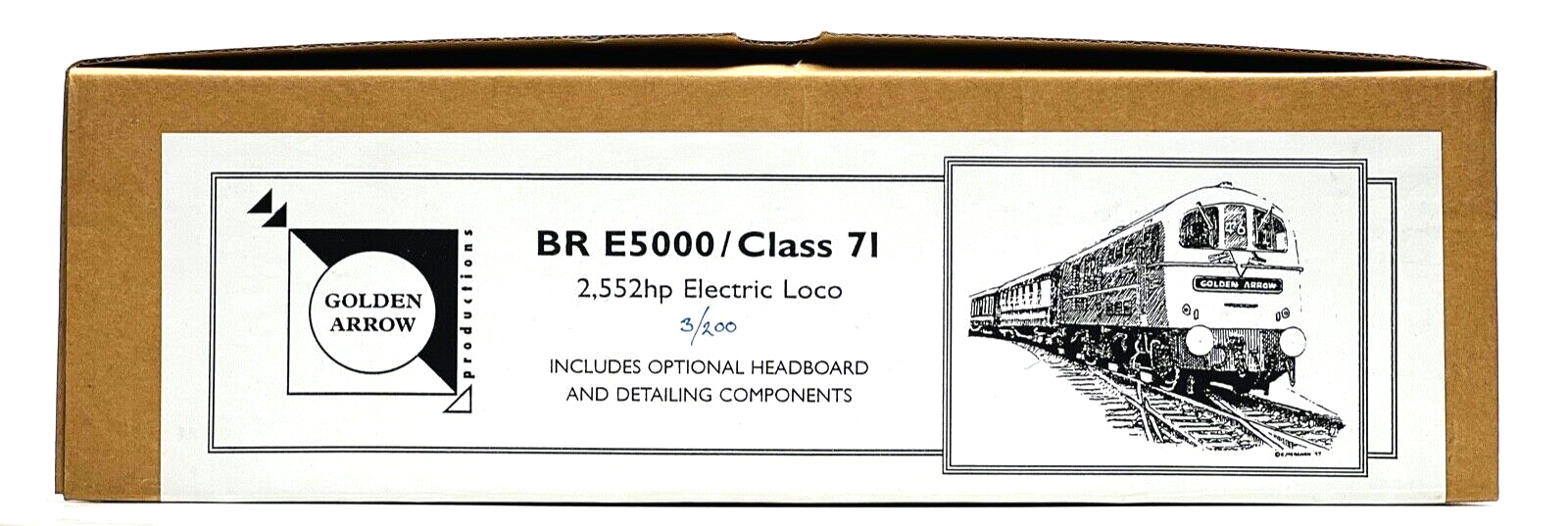 GOLDEN ARROW KIT BUILT 00 GAUGE - 'BR E5000 CLASS 71' BR GREEN E5001 - BOXED