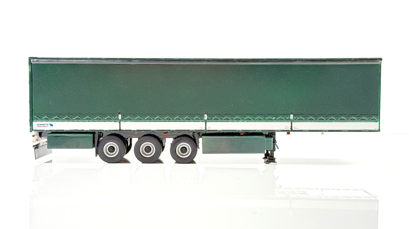 WSI 1/50 SCALE - 03-1073 - CURTAIN SIDE TRAILER 3 AXLE REFINISHED GREEN - NQP!!