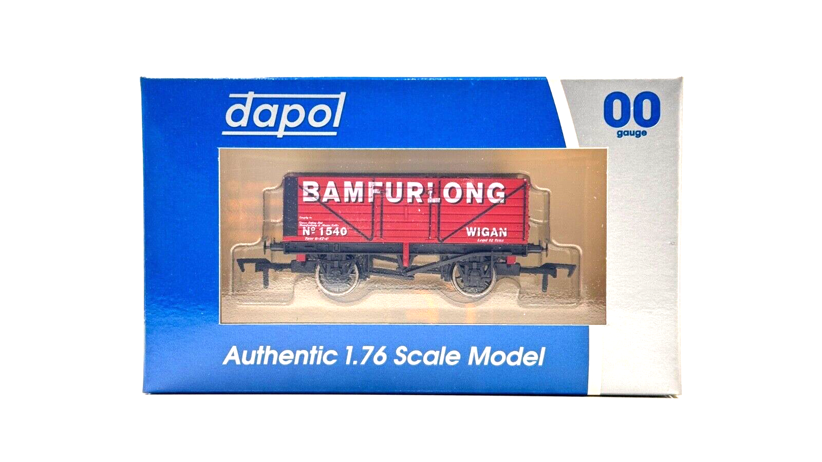 DAPOL 00 GAUGE - BAMFURLONG COLLIERY WIGAN WAGON NO.1540 (LIMITED EDITION)