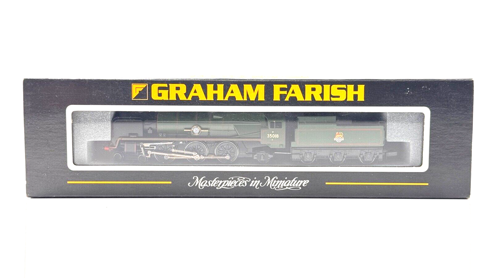 GRAHAM FARISH N GAUGE - 372-300 - MERCHANT NAVY 'BRITISH INDIA LINE' 35018