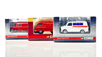 CORGI TRACKSIDE 1/76 VEHICLES - PORTSMOUTH FIRE / ROYAL MAIL / AMBULANCE X 3