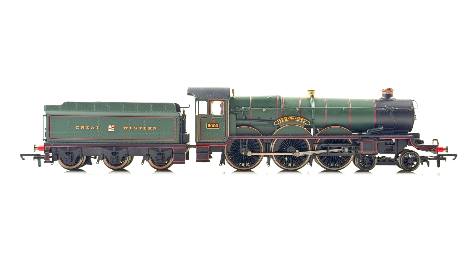 HORNBY 00 GAUGE - R2600M - CHELTENHAM FLYER GWR TREGENNA CASTLE & COACHES PACK 2