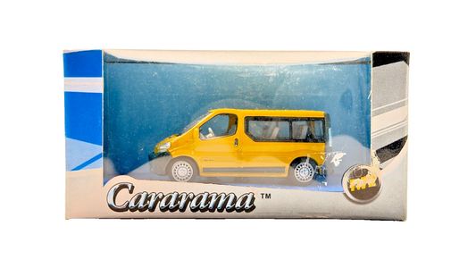 CARARAMA 1/72 SCALE - RENAULT TRAFIC MINIBUS YELLOW - BOXED