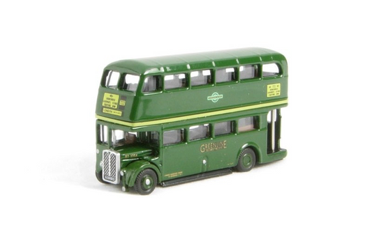OXFORD DIECAST 1/148 N SCALE - NRT002 - GREEN LINE RT BUS - BOXED (CRACKED CASE)