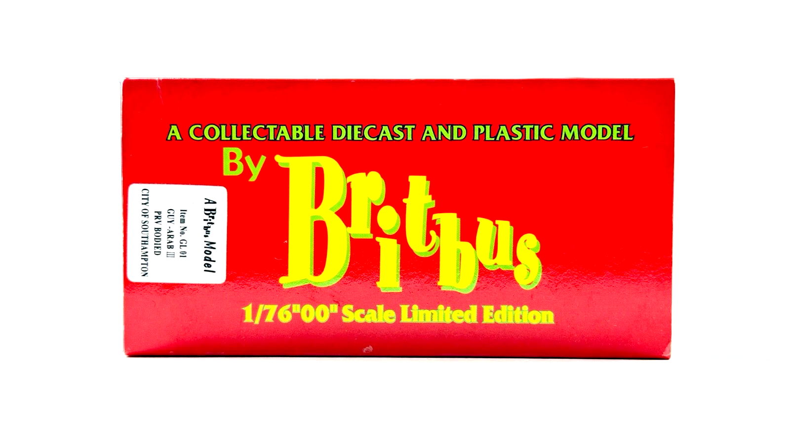 BRITBUS GL-01 - 1/76 SCALE - GUY ARAB III PRV BODIED CITY OF SOUTHAMPTON BOXED