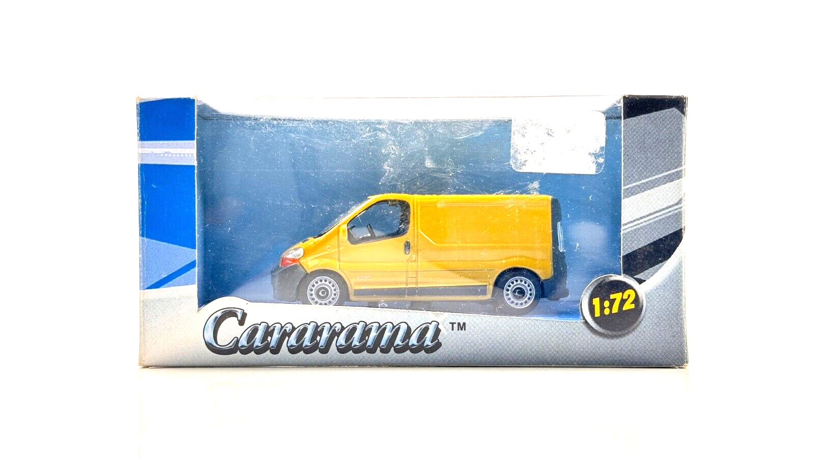 CARARAMA 1/72 SCALE - RENAULT TRAFIC PANEL VAN YELLOW - BOXED