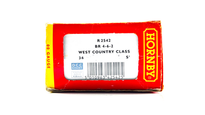 HORNBY 00 GAUGE - R2542 - BR 4-6-2 WEST COUNTRY 34092 CITY OF WELLS - IMPERFECT